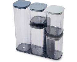 Joseph Joseph Slimme Voorraadbussen - Set van 5 Stuks - Oceaan - Voedsel Bewaren