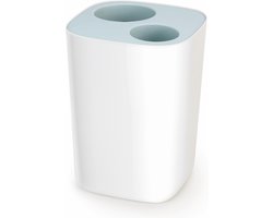 Joseph Joseph Split Prullenbak - badkamer keuken - 2 x 8L - Creme