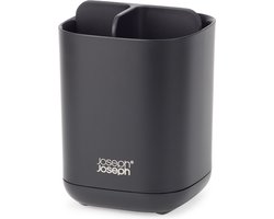 Joseph Joseph tandenborstel bakje small - Zwart - Sorteervakken | Anti-slip | Elektrische tandenborstelhouders | Handtandenborstelhouders