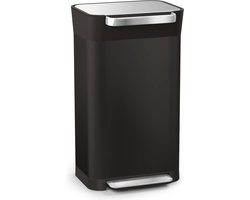 Joseph Joseph - Titan Prullenbak 30 liter - Roestvast Staal - Zwart