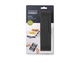 Joseph Joseph Uitschuifbare Pannenonderzetter – Hittebestendig siliconen materiaal – Zwart