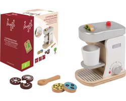 Jouéco - Houten koffiezetapparaat met accessoires