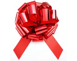 Joya Party® Roden Cadeaustrik 30 cm | Grote Luxe Herbruikbare Geschenkstrik | Cadeaudecoratie voor Verjaardag, Babyshower & Bruiloft | Rood