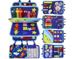 Joyage Busy Board Boek Montessori Speelgoed - Nederlands - Montessori activiteitenboek - Educatief speelgoed meisjes Speelgoed Busy book Peuter speelgoed jongens motoriek speelgoed 1 jaar 2 jaar Jongens speelgoed 3 jaar - Sensorisch speelgoed 4 jaar