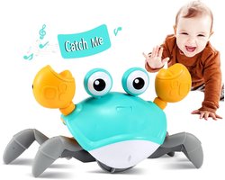 Joyage Krab Fijne Motoriek Speelgoed - Sensorisch speelgoed baby 0 jaar - Baby Speelgoed 6 maanden 1 jaar meisjes Montessori speelgoed - Meisjes speelgoed 2 jaar jongens Kinderspeelgoed Peuter speelgoed sinterklaas cadeautjes grote speelgoedboek 2025