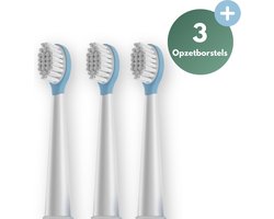 JT Products Opzetborstel Baby Tandenborstel - 3 Stuks Blauw