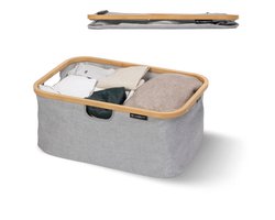 Jubbly® - Wasmand opvouwbaar - Wasbox - Heupwasmand - 45 Liter - Stof - Beige