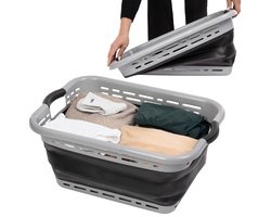 Jubbly® - Wasmand opvouwbaar - Wasbox - Heupwasmand - 45 Liter - Zwart