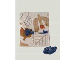 Jubileumskleding Bedspreid, Natuur, Bloomingville Recycled Cotton