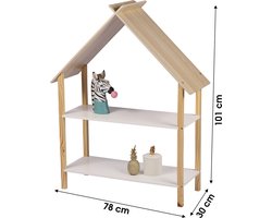 JUDY WILD "DREAM" Design boekenkast met 2 planken 78x30xH101 cm