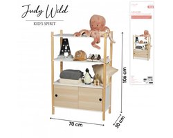 JUDY WILD "DREAM" KAST MET 2 DEUREN EN 2 PLANKEN 70X30XH106CM