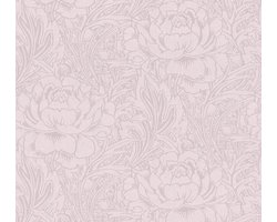 JUGENDSTIL BLOEMEN BEHANG | Art Nouveau - roze - Livingwalls Mata Hari