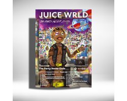 JUICE WRLD - The Party Never Ends - Metalen Poster 30x40cm - album
