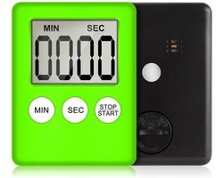 Juleika® Groen | Magnetische Kookwekker | Timer | Inclusief batterij