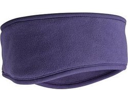 Jumada's - Warme Fleece Hoofdband Paars / Aubergine