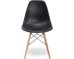 Jumalu Eetkamerstoelen - Kuip stoelen - 6 kuipstoelen - Set van 6 - Zwart