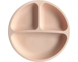 JU&MP Bord met 4 zuignappen - Baby - Kinderservies - Kinderbord - Onbreekbaar - Licht Oranje