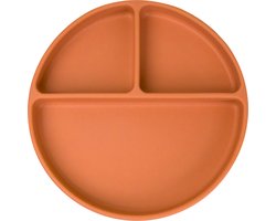 JU&MP Bord Zuignap - Baby - Kinderservies - Kinderbord - Onbreekbaar - Oranje