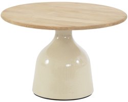June lounge tuintafel hoogglans keramiek creme 60xH40 cm 4 Seasons Outdoor