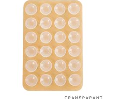 June Spring - Telefoon Klever - Kleur: Transparant - Met Zuignappen - Plak op Spiegel, Raam, Auto - Dubbelzijdige Kant Zuignap - Siliconen Muurstandaard - Selfie - Vloggen - Handsfree Fotografie - Video - Foto