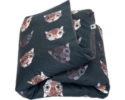 Junior - Studio Ditte Panthera dekbedovertrek donker - junior 120x150cm