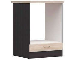 Junona Low Furniture Vier 60 cm - Worktop - Sonoma eik
