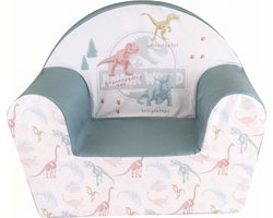Jurassic World dinosaurus kinderstoel/kinderfauteuil 33 x 52 x 42 cm - Stoelen/fauteuils voor peuters