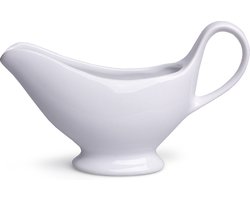 Juskom/sauskom/sauciere - 7 x 21 x 11,5 cm - porselein - juskannen - sauskannen - saucieres