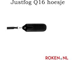 Justfog Q16 hoesje - Lederen hoesje voor de e-sigaret - Hoesje met draagkoord voor de elektrische sigaret - Justfog Q16 e-sigaret case
