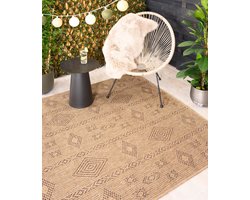 Jute buitenkleed - Boho Bliss beige/bruin 160x230