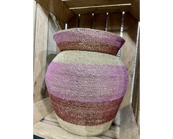 Jute opbergmand | Pot | Opberger | Bloempot | Plantenpot | Woonaccessoires | Woonaccessoire | Speelgoedmand | Speelgoedopberger | Kinderkamer | Slaapkamer | Woonkamer | Decoratie | Deco | Decoratief | Inrichting | Handgemaakt | Huis | Kind | Kamer