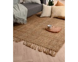 Jute vloerkleed Chunky - Boho&me - naturel 240x340 cm