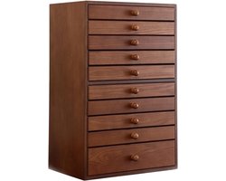 Juwelendoos Opberger - Sieraden Kist - Sieraden Organiseren - Europese Stijl - 10 Lagen - Multicolor