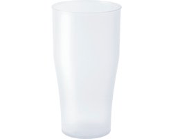 Juypal longdrink glas - 4x - wit - kunststof - 450 ml - herbruikbaar - BPA-vrij