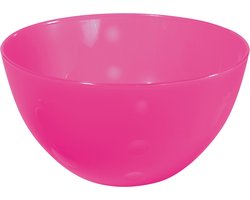 Juypal Serveerschaal/slakom - fuchsia roze - 5 liter - kunststof - D26 x H14 cm