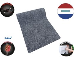JYG Katcot SUPER ABSORB deurmat grijs 100x100cm - wasbaar - XXL tapijtloper