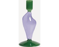 &K Amsterdam & Klevering - Candle holder Flux Green/Paars