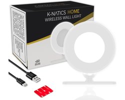K-NATICS Wandlamp Oplaadbaar - Draadloos - Dimbaar - Smart Touch - Oplaadbare Wandlamp - Muurlamp Binnen Woonkamer/Slaapkamer/Badkamer/Kinderkamer