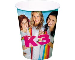 K3 Party Bekers - 8 stuks