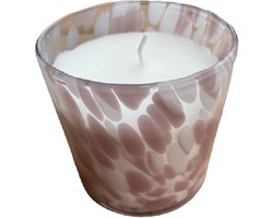 kaars - kaars in glas - decoratie woonkamer - woonaccessoires - per 2 stuks