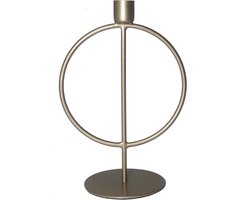 Kaarsenhouder - Boog - Branded By - Goud - 22 cm