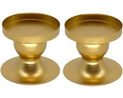 Kaarsenhouder Set Gouden Votive Kandelaars Vintage Messing Kandelaar Houders Φ6cm/2.35 "Pijler Kaars Houder Theelicht Houder voor Tafel Middenstuk Bruiloft Kerst Verjaardagsfeest Decoratie
