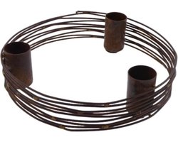 kaarshouder-koper metaal-Gifts Amsterdam