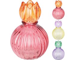 Kaarshouder met tulip 3 ass. kleur