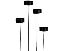 Kaarshouder Zwart Ø4.5cm