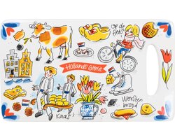 Kaasplank - 25 cm - Serveerplank - Blond Amsterdam Hollands glorie - Hollandse cadeautjes - Holland souvenir - typisch Nederlands