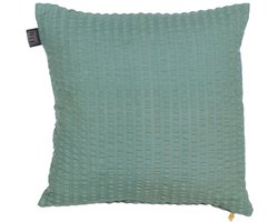 KAAT Amsterdam Cheer Sierkussen - 45x45 cm - Grijsgroen