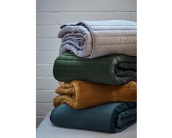 KAAT Amsterdam Confer Sprei - 180x260 cm - Blauw