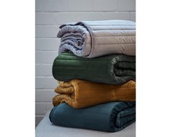 KAAT Amsterdam Confer Sprei - 260x260 cm - Blauw