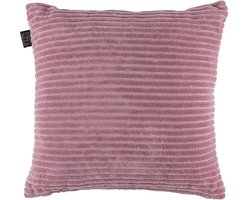 KAAT Amsterdam Ribbed Sierkussen - 43x43 cm - Roze